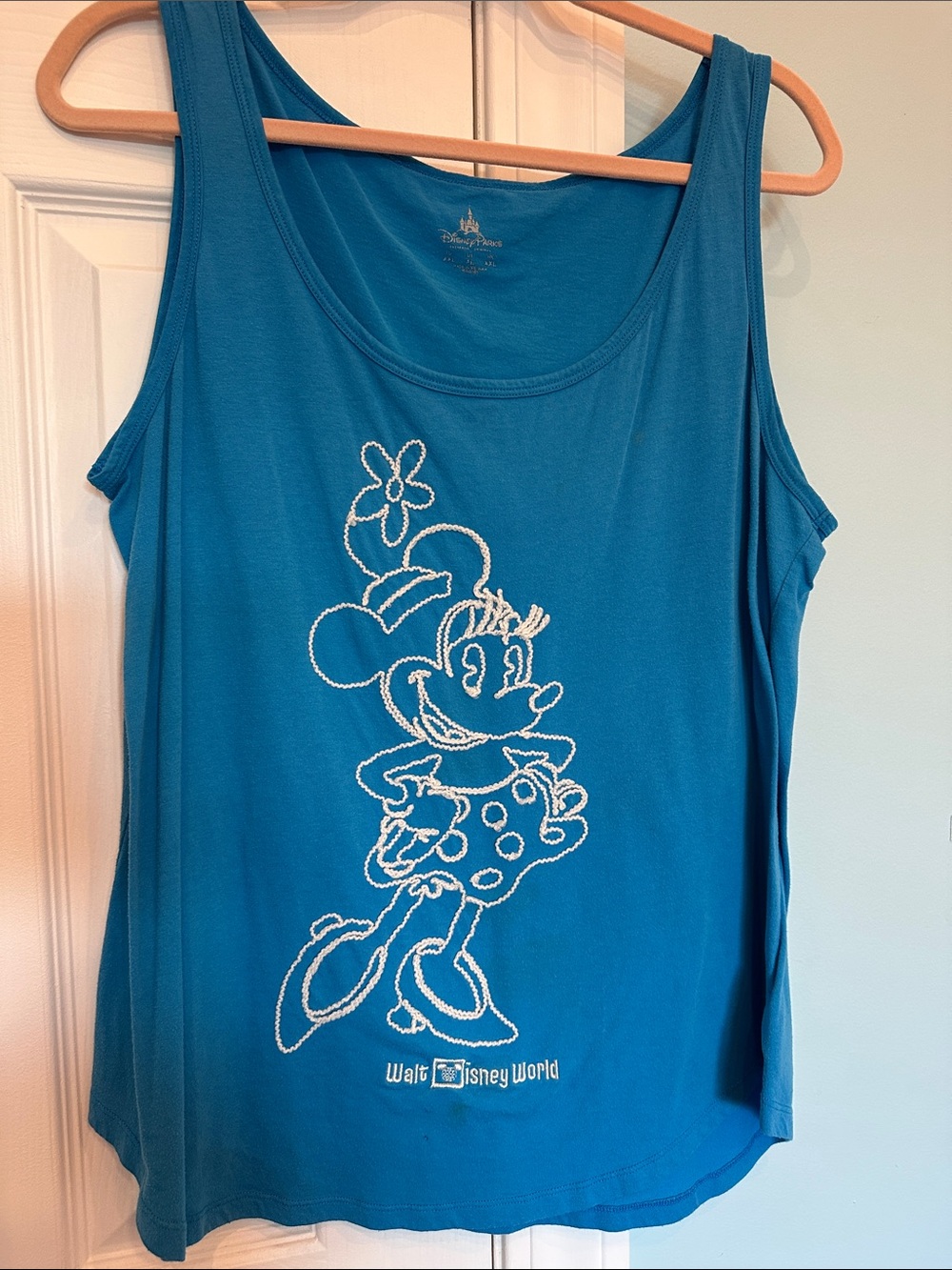 Disney Blue Minnie Mouse Tank Top